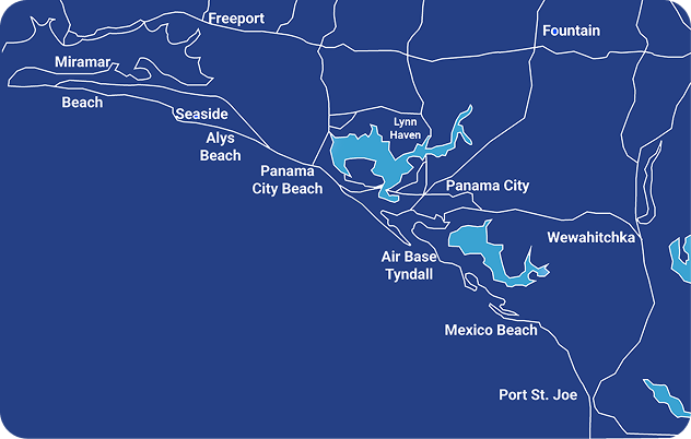 Florida Service Areas Map
